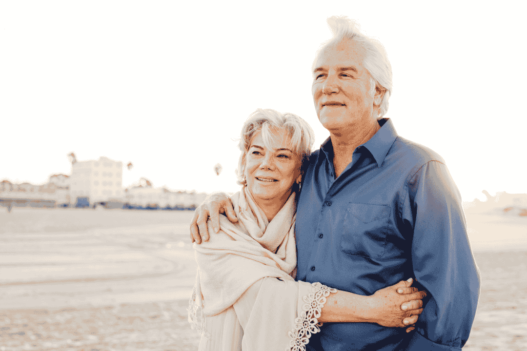 Happy New Zealand couple with planned retirement